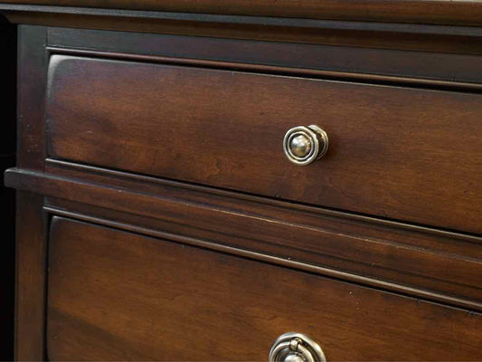 Pair of West Brothers Furniture Mahogany Finish  3 Drawer Nightstand