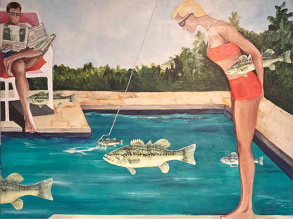 Original Oil On Canvas By Teri Tunder
