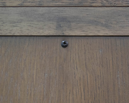 RH Shutter Collection 7-Drawer Dresser in Light Brown Drifted Oak