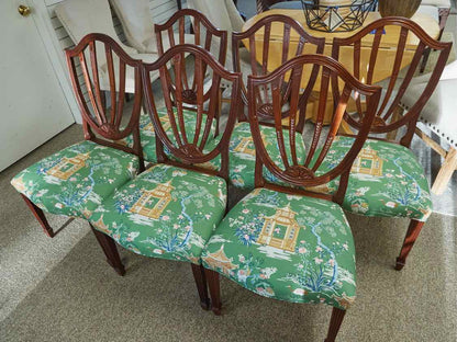 Set of Six Baker Mahogany Dining Chairs