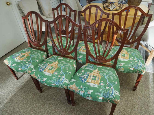 Set of Six Baker Mahogany Dining Chairs