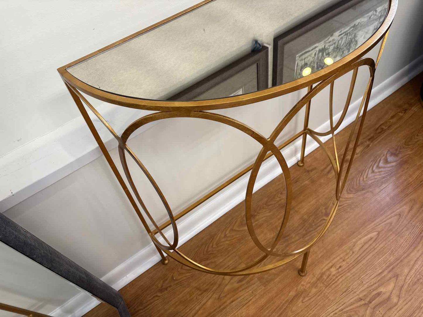 Worlds Away 'Antoine' Demilune Console