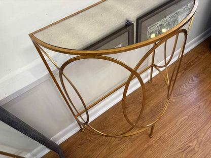 Worlds Away 'Antoine' Demilune Console
