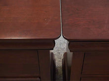 Pair of Louis Philippe Style Cherry Nightstands