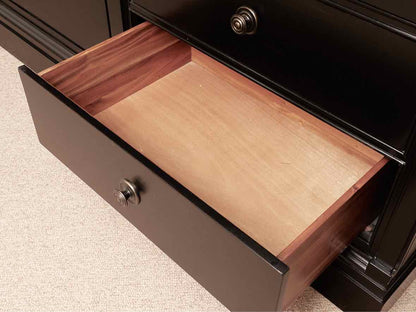 Pottery Barn  Black Finish 9 Drawer Dresser