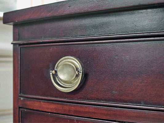 Mahogany Bow Front 4 Drawer Chest