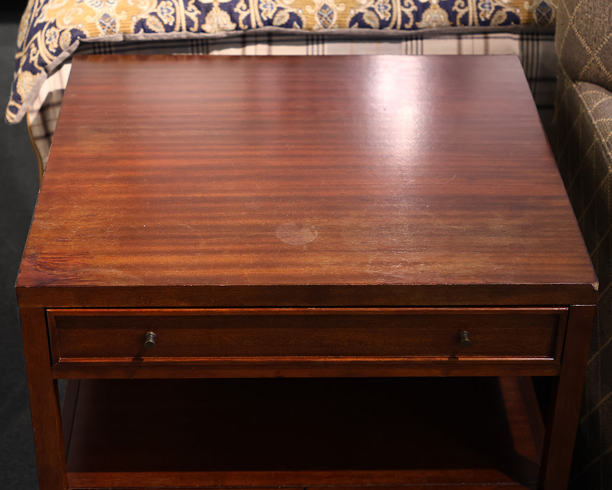 Vanguard Mahogany Accent Table