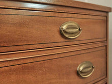 Bowfront Dresser in Light Mahogany