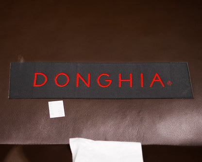 Pair of Donghia Leather Accent Chairs