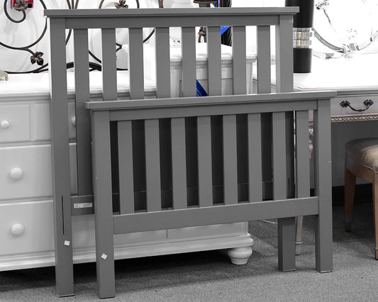 Gray Pottery Barn Kids "Elliott" Twin Bed