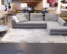 Serge LeSage Crazed Blue-toned Wave Rug