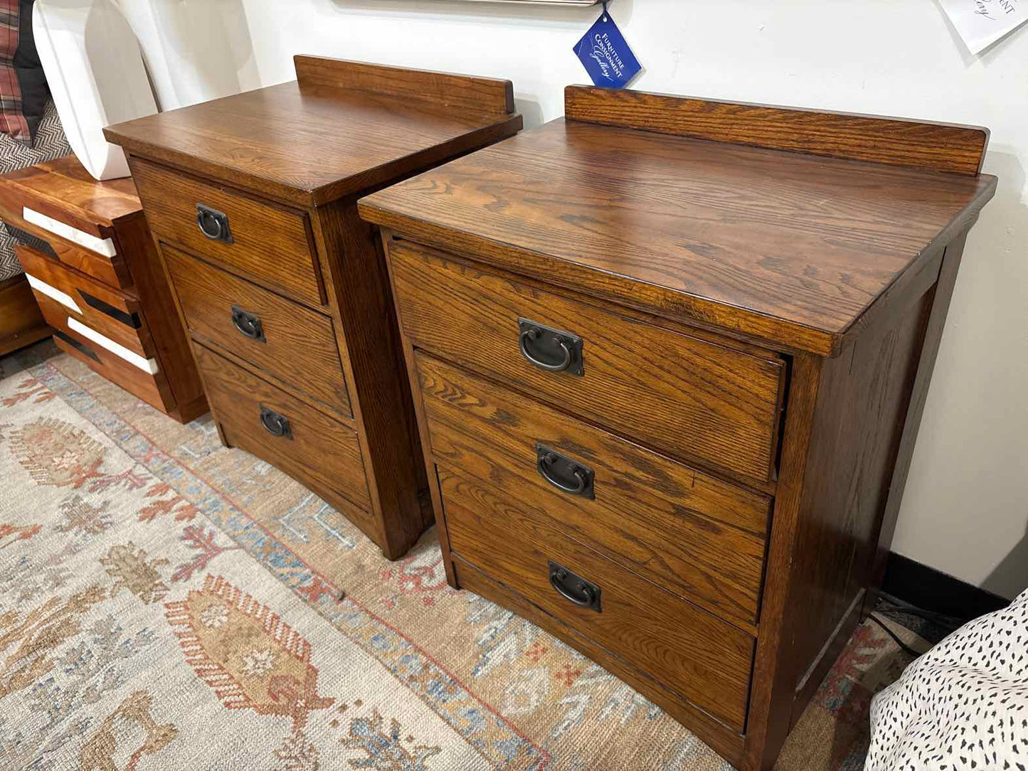 Pair of Intercon Furniture Oak Park Nightstands