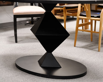 Meadow Blu Noir Katana Oval Dining Table