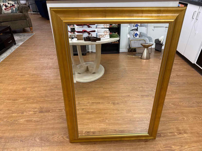 Pottery Barn Gold Rectangular Mirror