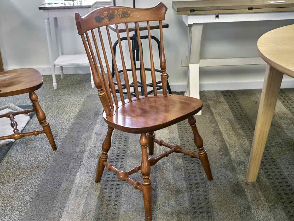 Hitchcock Maple Oval Table & 6 Chair Set