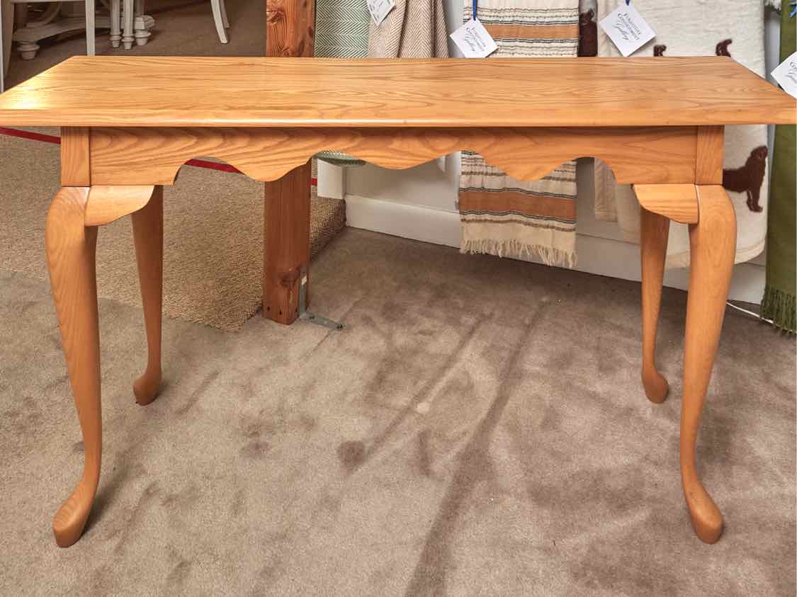 Leister Oak Queen Anne  Console/ Sofa Table