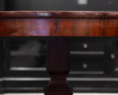 Inlaid Mahogany Dining Table