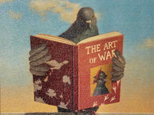 'Art Of War' Textured Print In Black Frame