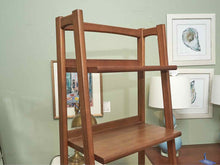 Cherry Ladder Style 5 Shelf Bookcase