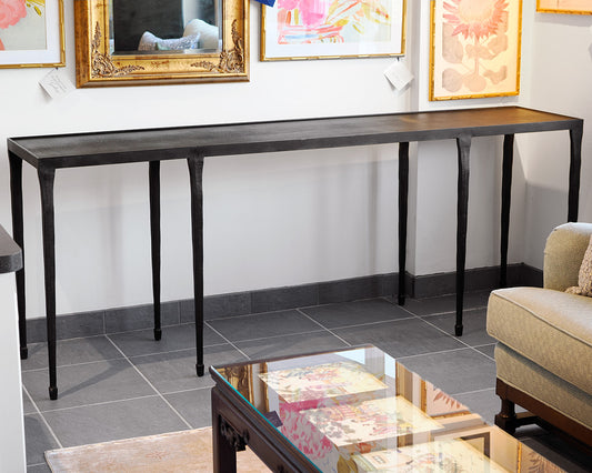 Crate & Barrel Silvano Black Console