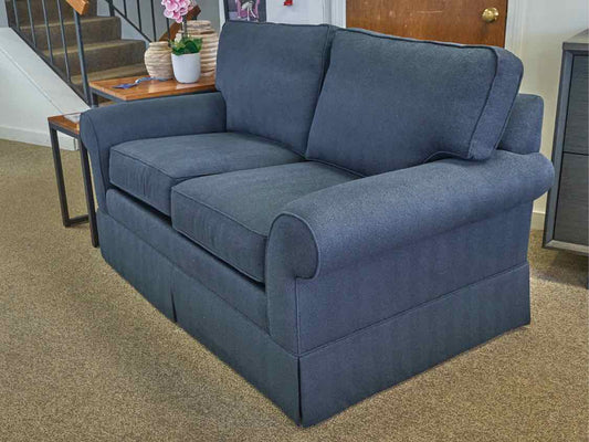 Ethan Allen 'Bennett' Roll Arm Loveseat