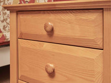 Pair Of Vermont Tubbs Oak 3 Drawer Nightstands