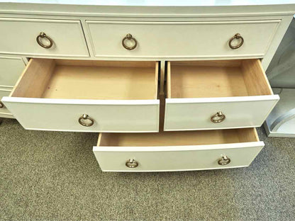 Bernhardt Ivory Nine Drawer Dresser