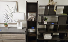Deep Espresso Etagere w/ Top Cubby
