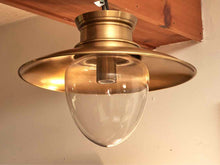Pottery Barn 'Nolan' Brass Flushmount  Ceiling Fixture