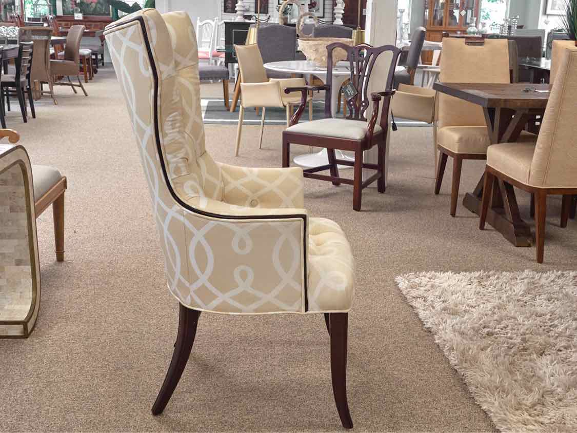 Pair of Ferguson Copeland Host & Hostess Wing Chairs