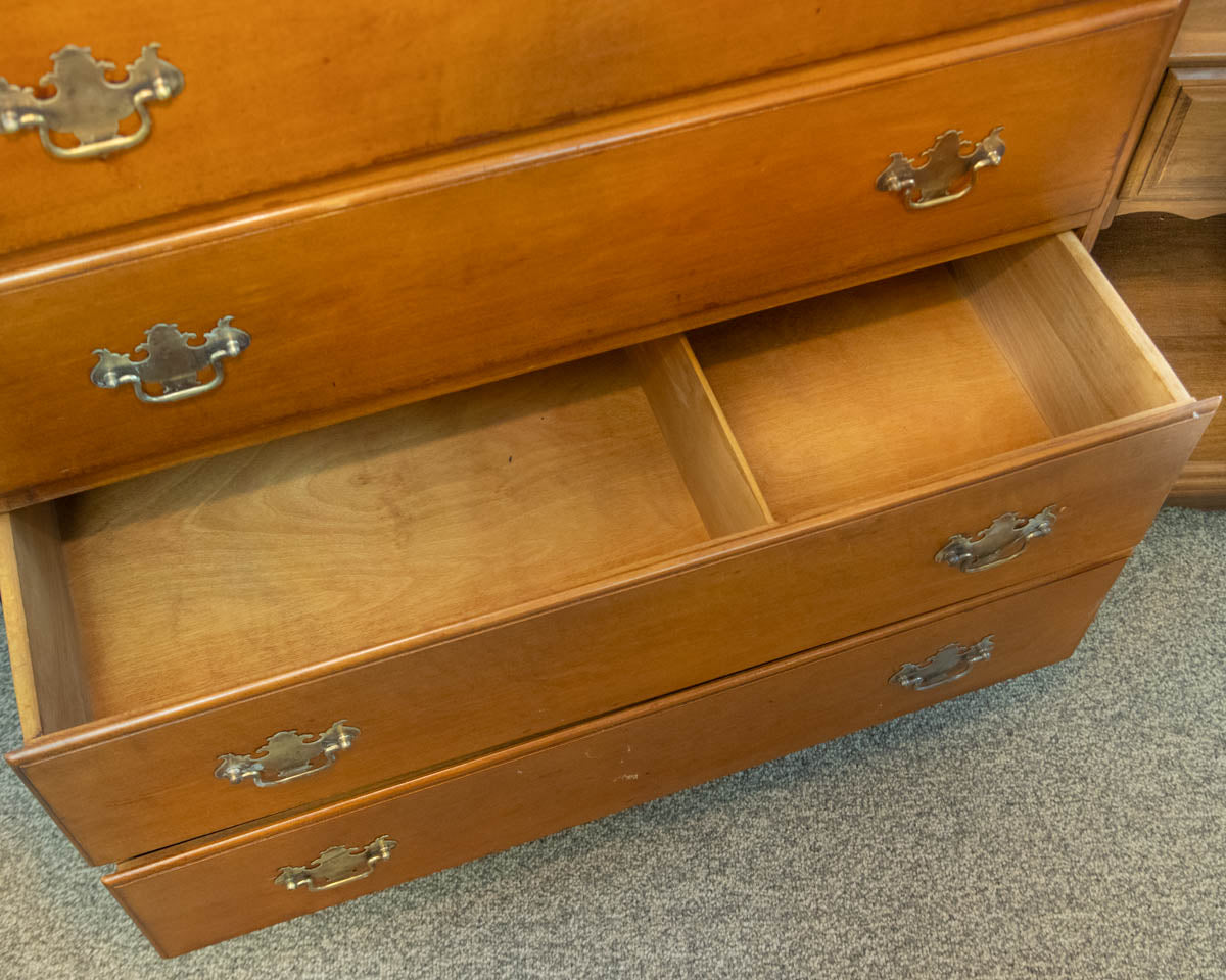 Solid Rock Maple 6-Drawer Tall Chest