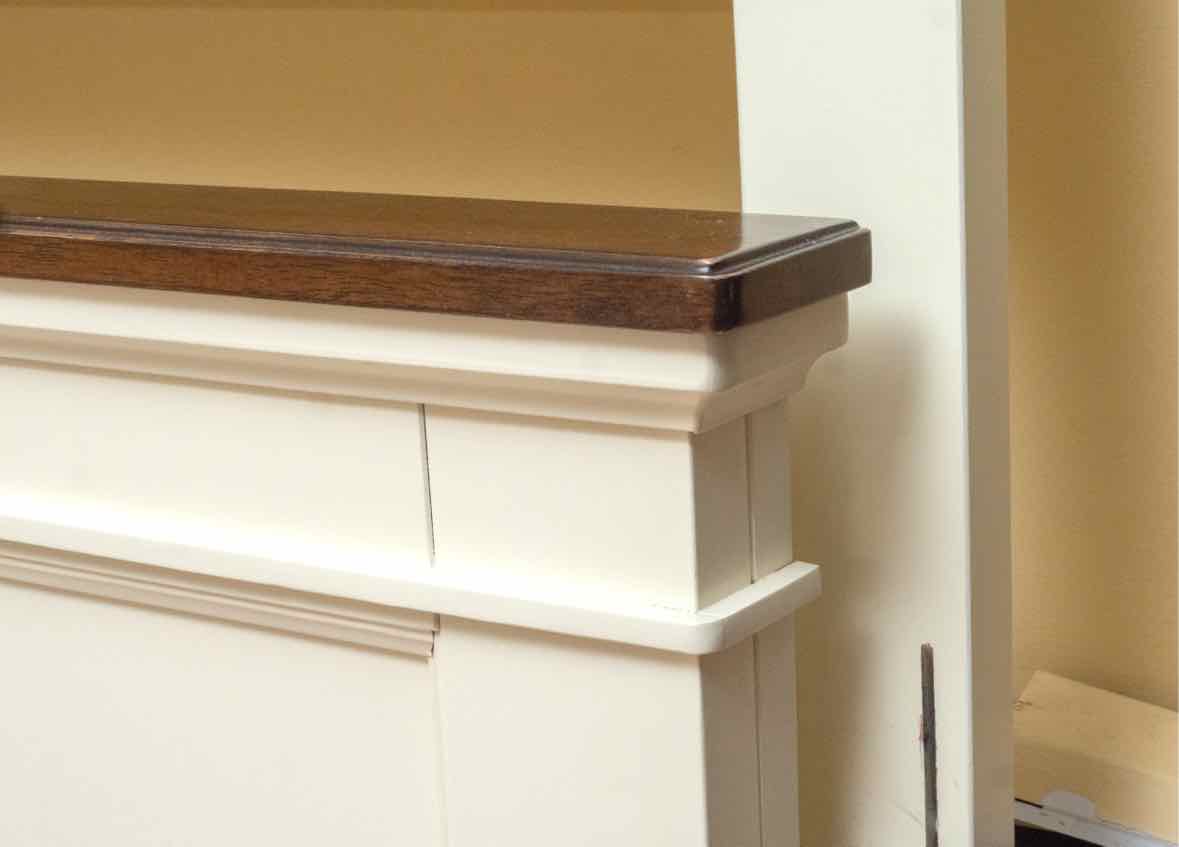 Ashley Furniture Cream Finish Arched Queen Bed