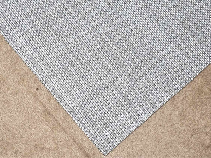 Chilewich Inc  Indoor & Outdoor Basket Weave 'Oyster'  No Slip Backing Area Rug