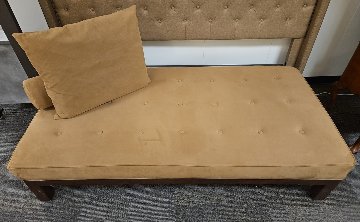 Portico Tufted Suede Daybed