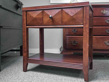 Contemporary Cherry Stain Nightstand