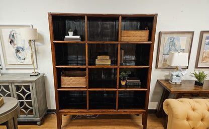 Asian-Inspired Dual Tone Bookcase