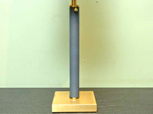 Navy Shagreen Pattern With Brushed Brass  Table Lamp