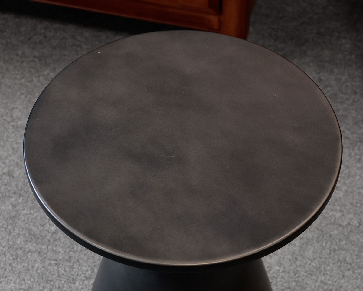 Round Metal Drink Table