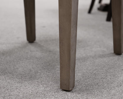 Restoration Hardware 60" Oak Dining Table &  Four Canvas Chairs