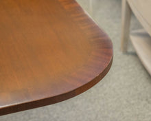 Mahogany Regency Style Pedestal Dining Table On Curved Reeded Splayed Legs