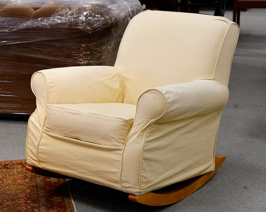 Pottery Barn Slip Covered Rocker