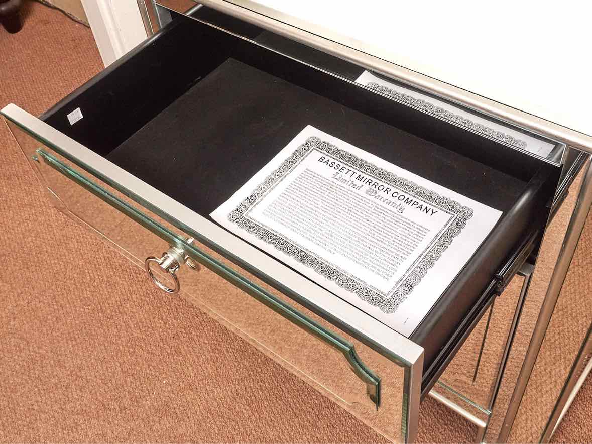 Basset Mirror Co. Inc Mirrored Accent Chest