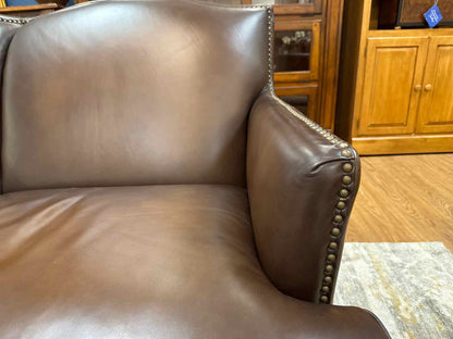 Chocolate Leather Sofa