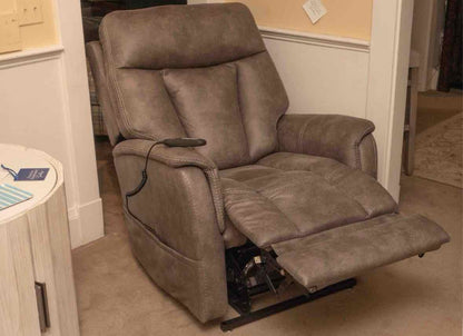 Warehouse M Furniture Bernie & Phil  Altra Suede Power Lift  Chair