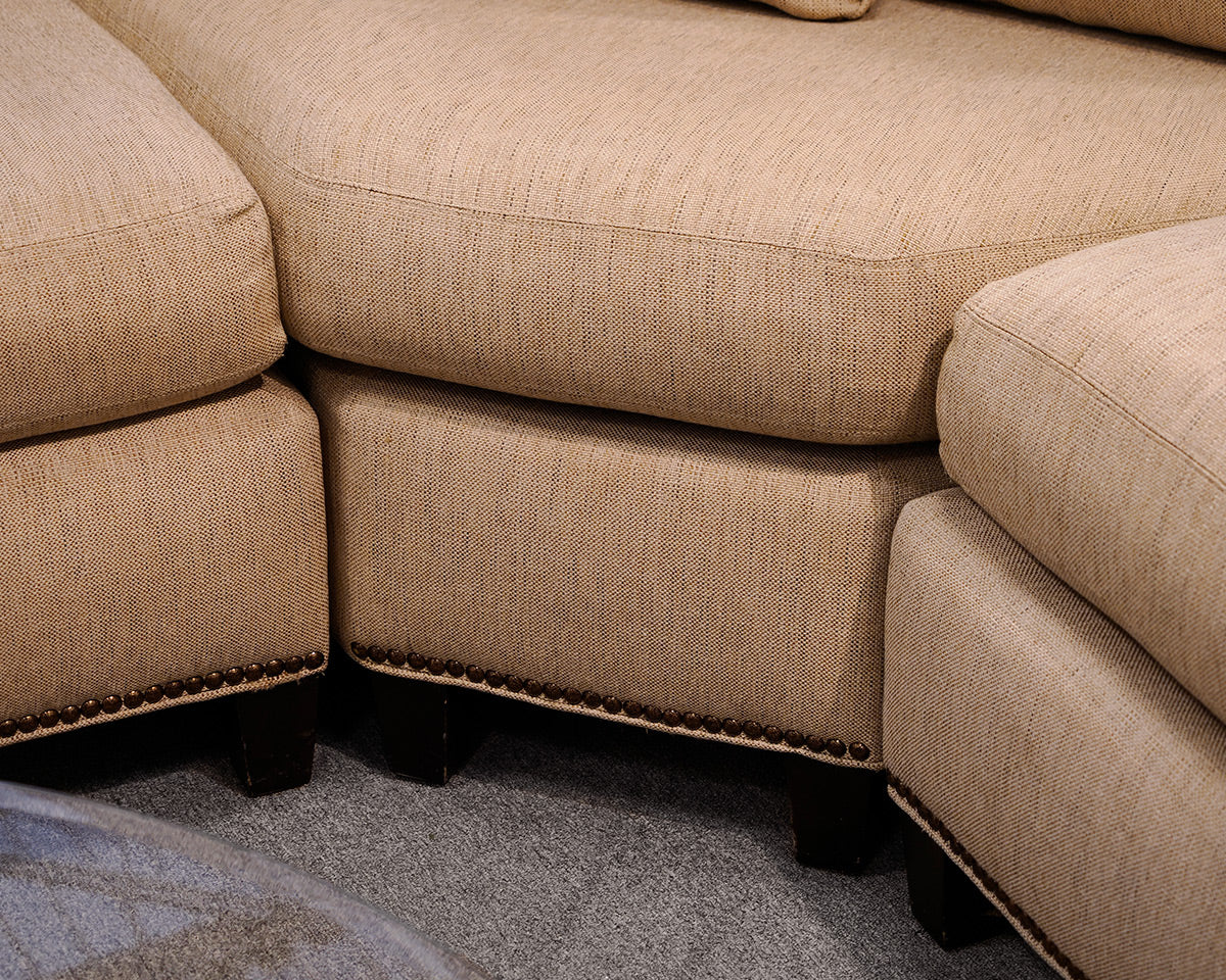 Custom Huntington House Upholstered 3-Piece Sectional