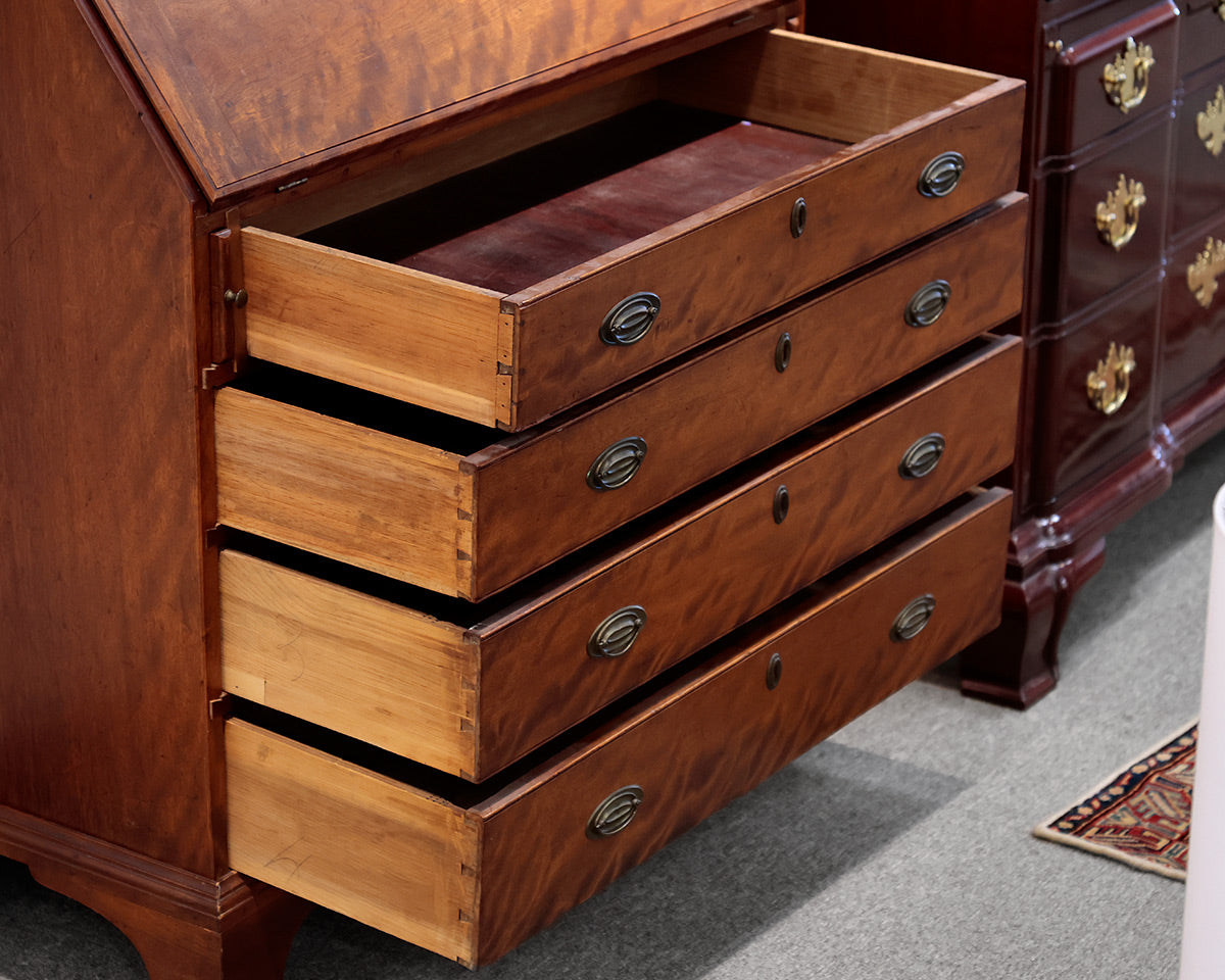 Antique Cherry Wood Secretary Desk