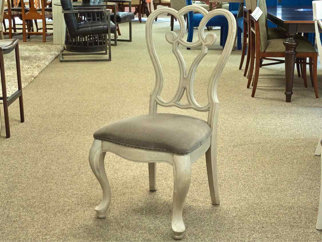 Universal Grey Driftwood Finish Table & 8 Chair Set