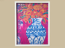 Talavera Vase  I  Art Print In White Frame