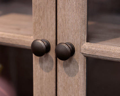 Pottery Barn "Livingstone"  Rustic China Cabinet & Hutch