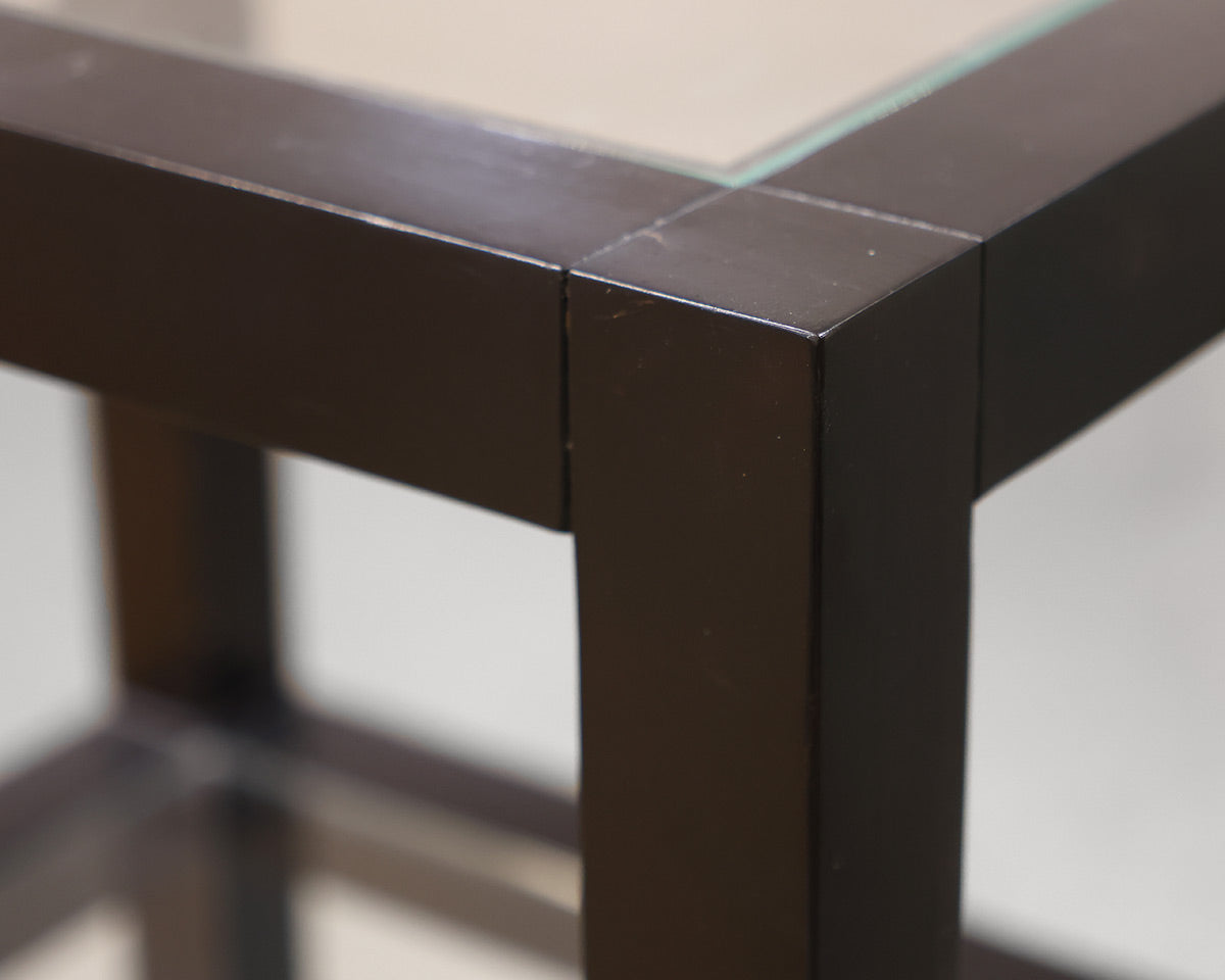 Restoration Hardware Hutton Open Display Table in Black